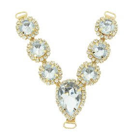 Cabedal Gisele V com Pedrarias