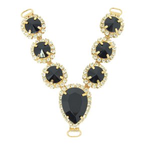 Cabedal Gisele V com Pedrarias