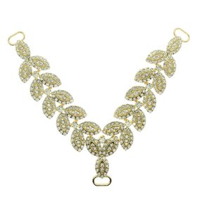 Cabedal Alice V com Strass