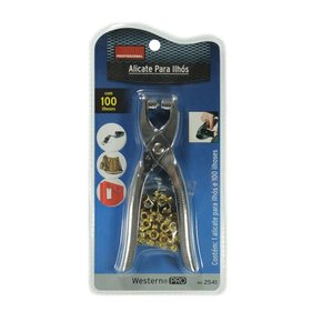 Alicate para Ilhós + 100 Ilhoses - Western Pro