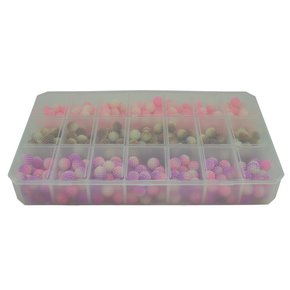 Caixa Organizadora 21 Divisórias Base Transparente