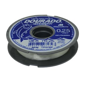 Linha de Nylon Dourado Premium - Carretel c/ 100 metros