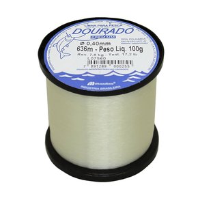 Linha de Nylon Dourado Premium - Rolo c/ 100 gramas