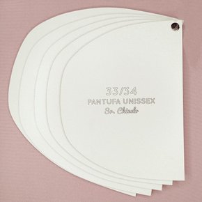 Molde MDF Pantufa Unissex