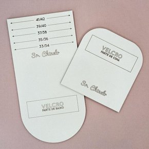 Molde MDF Pantufa Slide Velcro