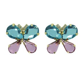 Piercing de Rebite Banhado Borboleta Grande