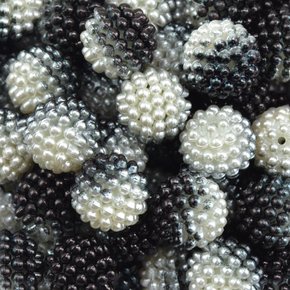 Pérola Craquelada Amora 14mm