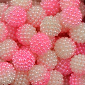 Pérola Craquelada Amora 14mm