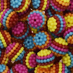 Pérola Craquelada Amora 14mm