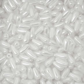 Gota de Pérola ABS Furo Passante 03mm x 06mm