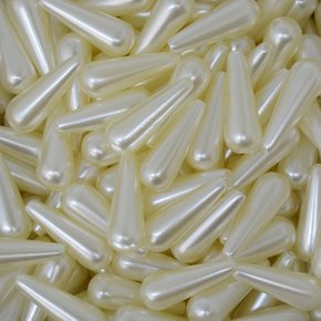 Gota de Pérola ABS Furo Passante 07mm x 18mm