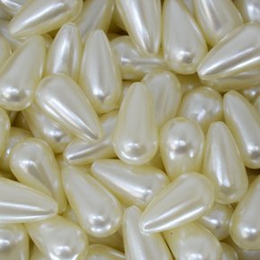 Gota de Pérola ABS Furo Passante 09mm x 17mm