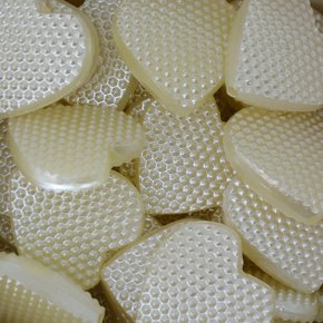 Coração Craquelado ABS 24mm