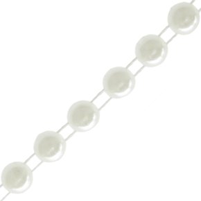 Corrente de Pérola Meia Pérola 08mm