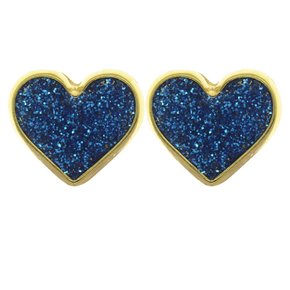 Piercing de Rebite Coração com Glitter