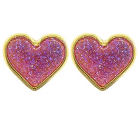 Piercing de Rebite Coração com Glitter