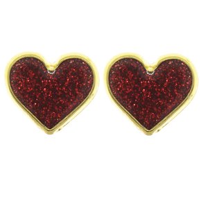 Piercing de Rebite Coração com Glitter