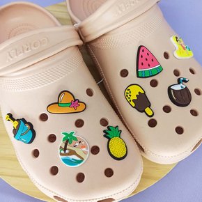 Kit Apliques de Borracha p/ Babuche Prontos para Aplicar