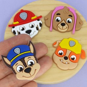 Aplique de Borracha Patrulha Canina