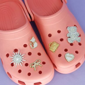 Kit Apliques de Metal ABS p/ Babuche Prontos para Aplicar