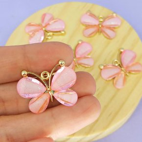 Aplique de Metal Borboleta