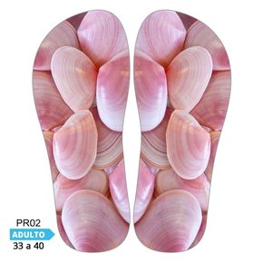 Lonita Sublimada Praia, Conchas e Mar (33 a 39/40)