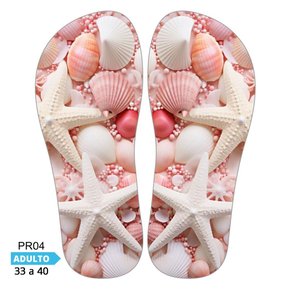 Lonita Sublimada Praia, Conchas e Mar (33 a 39/40)