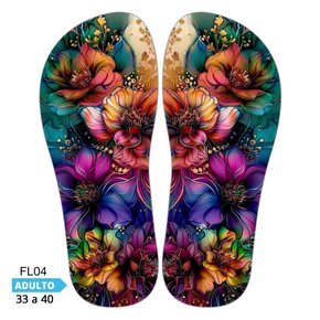 Lonita Sublimada Flores e Florais (33 a 39/40)