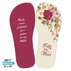 Lonita Sublimada Frases e Estampas de Mãe (33 a 39/40)