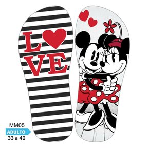 Lonita Sublimada Mickey e Minnie (33 a 39/40)