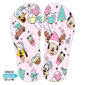 Lonita Sublimada Mickey e Minnie (33 a 39/40)