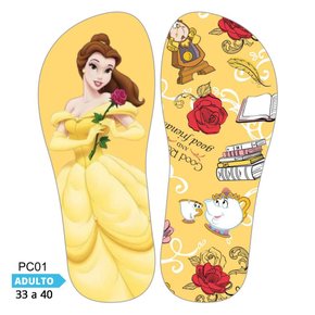 Lonita Sublimada Princesas Disney - Cinderela, Moana, Elsa e mais (33 a 39/40)