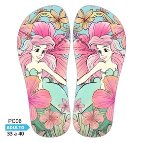 Lonita Sublimada Princesas Disney - Cinderela, Moana, Elsa e mais (33 a 39/40)