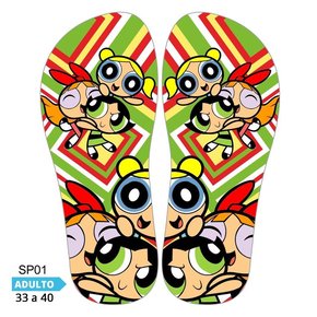 Lonita Sublimada Meninas Superpoderosas - Florzinha, Docinho e Lindinha (33 a 39/40)