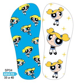 Lonita Sublimada Meninas Superpoderosas - Florzinha, Docinho e Lindinha (33 a 39/40)