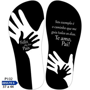 Lonita Sublimada Grande Frases e Estampas de Pai (39 a 43/44)