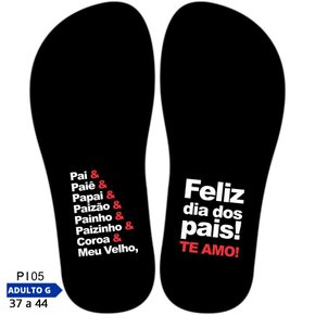 Lonita Sublimada Grande Frases e Estampas de Pai (39 a 43/44)