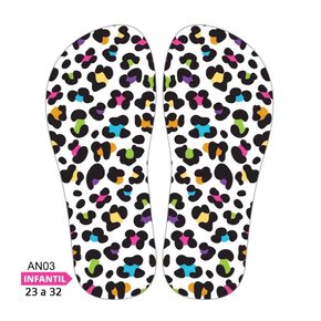 Lonita Sublimada Infantil Animais e Bichinhos (23 a 31/32)