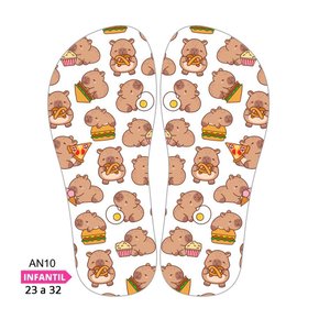 Lonita Sublimada Infantil Animais e Bichinhos (23 a 31/32)