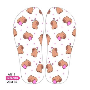 Lonita Sublimada Infantil Animais e Bichinhos (23 a 31/32)