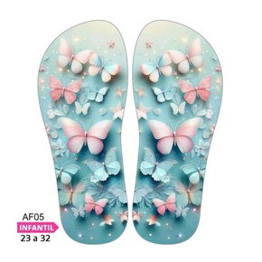 Lonita Sublimada Infantil Animais, Flores e Florais (23 a 31/32)