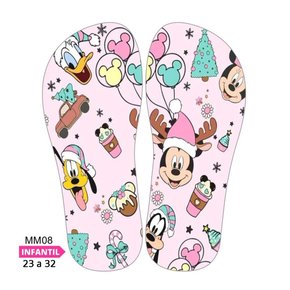 Lonita Sublimada Infantil Mickey e Minnie (23 a 31/32)