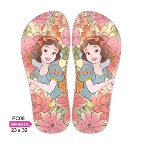 Lonita Sublimada Infantil Princesas Disney - Cinderela, Moana, Elsa e mais (23 a 31/32)