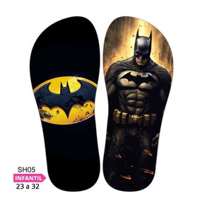 Lonita Sublimada Infantil Super-Heróis - Homem-Aranha, Batman, Vingadores e mais (23 a 31/32)