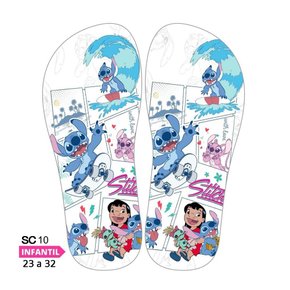 Lonita Sublimada Infantil Stitch e Angel (23 a 31/32)