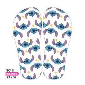 Lonita Sublimada Infantil Stitch e Angel (23 a 31/32)