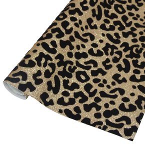 Lonita Glitter Fino Flocado Onça