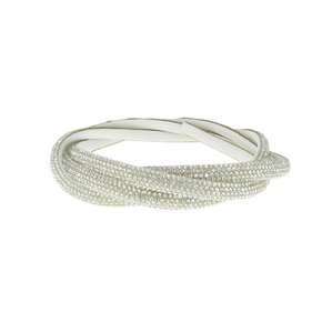 Tubo de Strass Meia Cana 06mm - metro