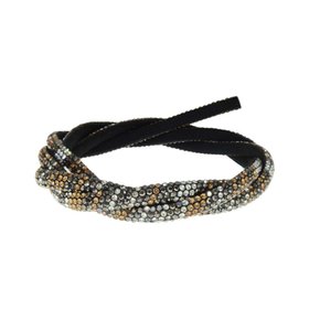 Tubo de Strass Meia Cana 06mm - metro