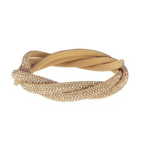 Tubo de Strass Meia Cana 06mm - metro